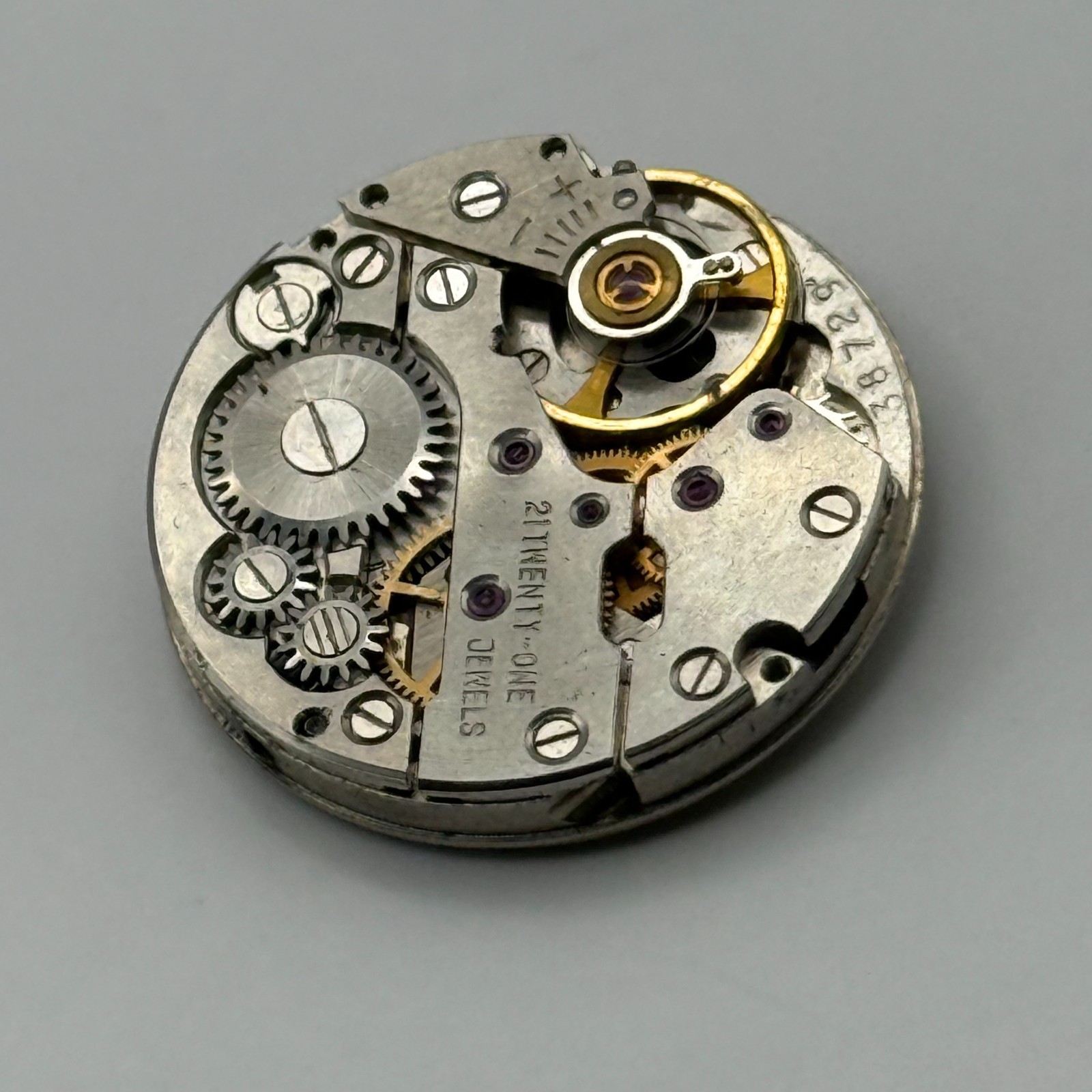 Sekonda Watch Movement 21 Jewels Shockproof Manual Wind Parts Repair 19.9mm