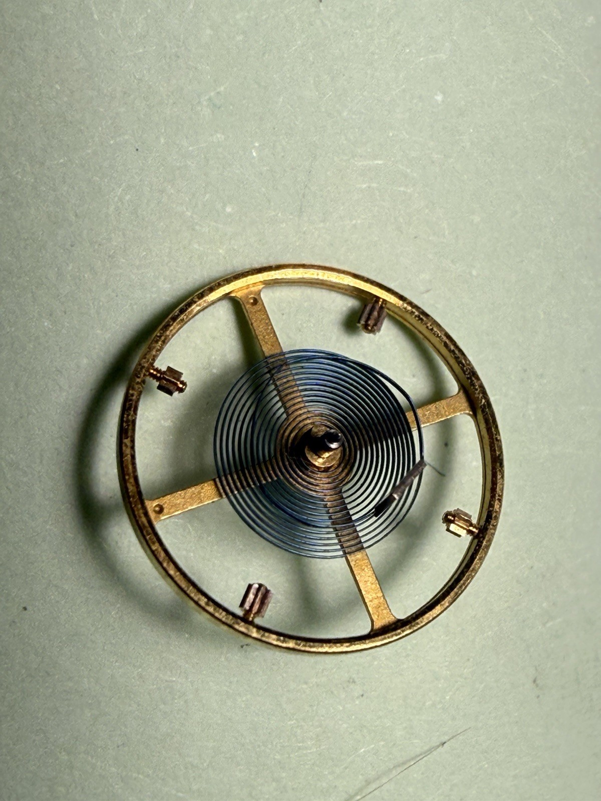 Balance wheel Blu for Rolex (cod. 4130-432) — Good Used Condition.