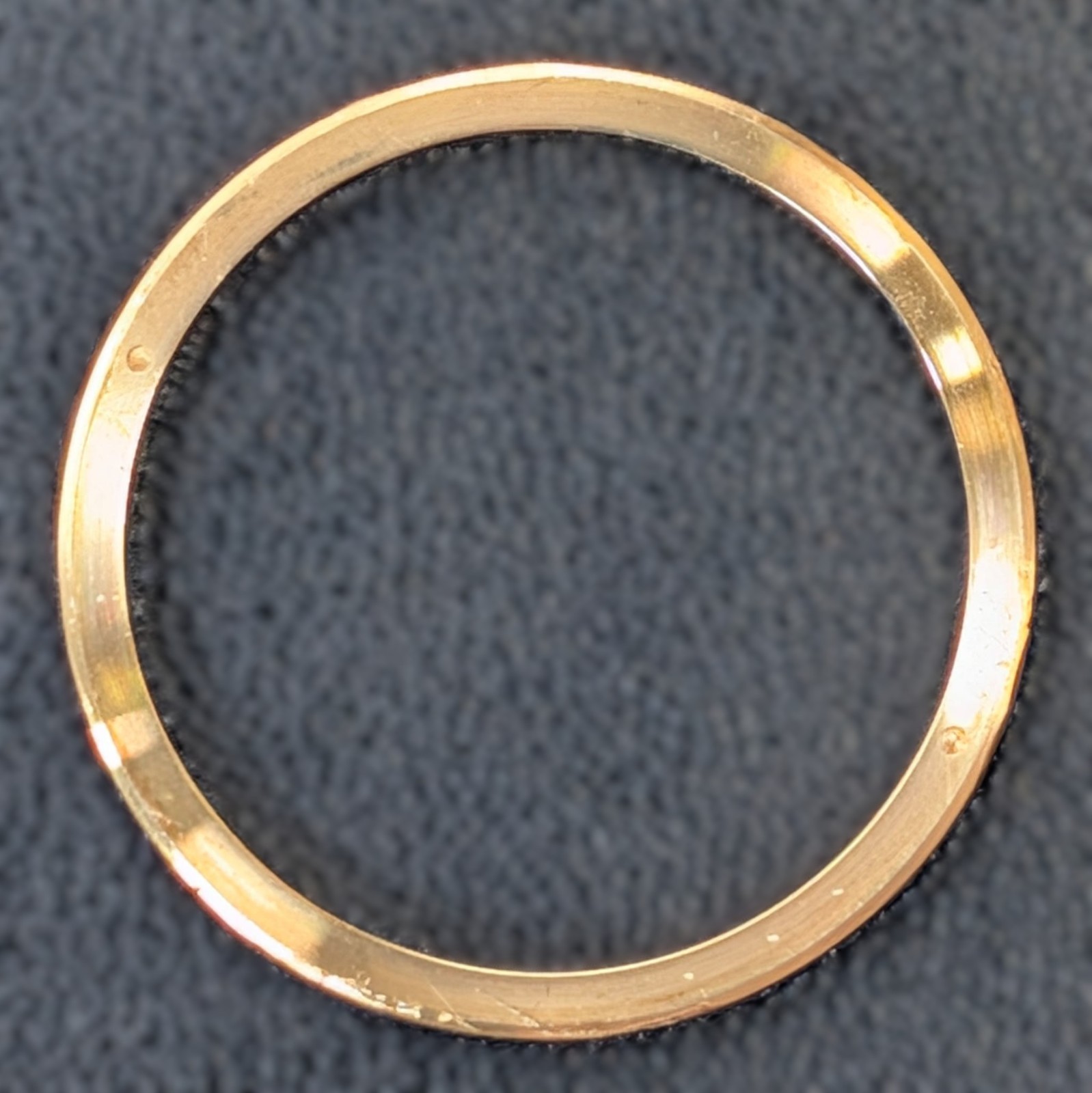 Genuine Rolex 18K Yellow Gold Fluted Bezel for 26mm Datejust