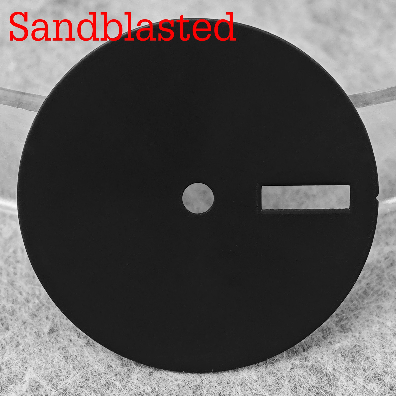 Watch Dial Enamel Matte Black White Sterile Face For NH35A NH36 Movement