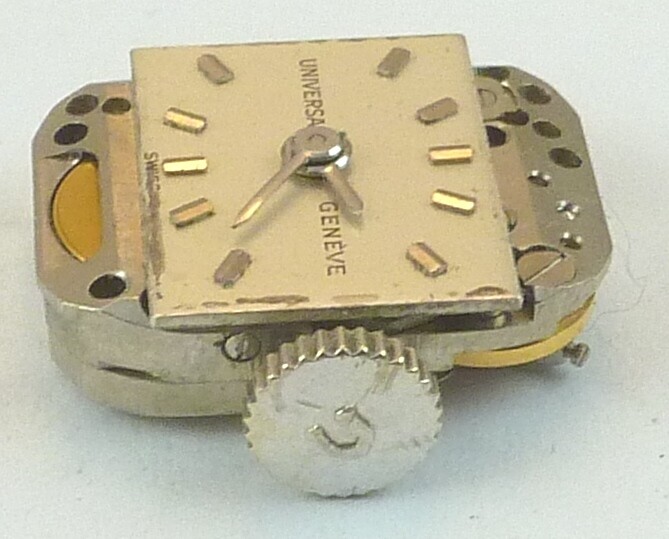 Vintage Universal Geneve LDS 01 Wristwatch Movement – Parts / Repair 521557