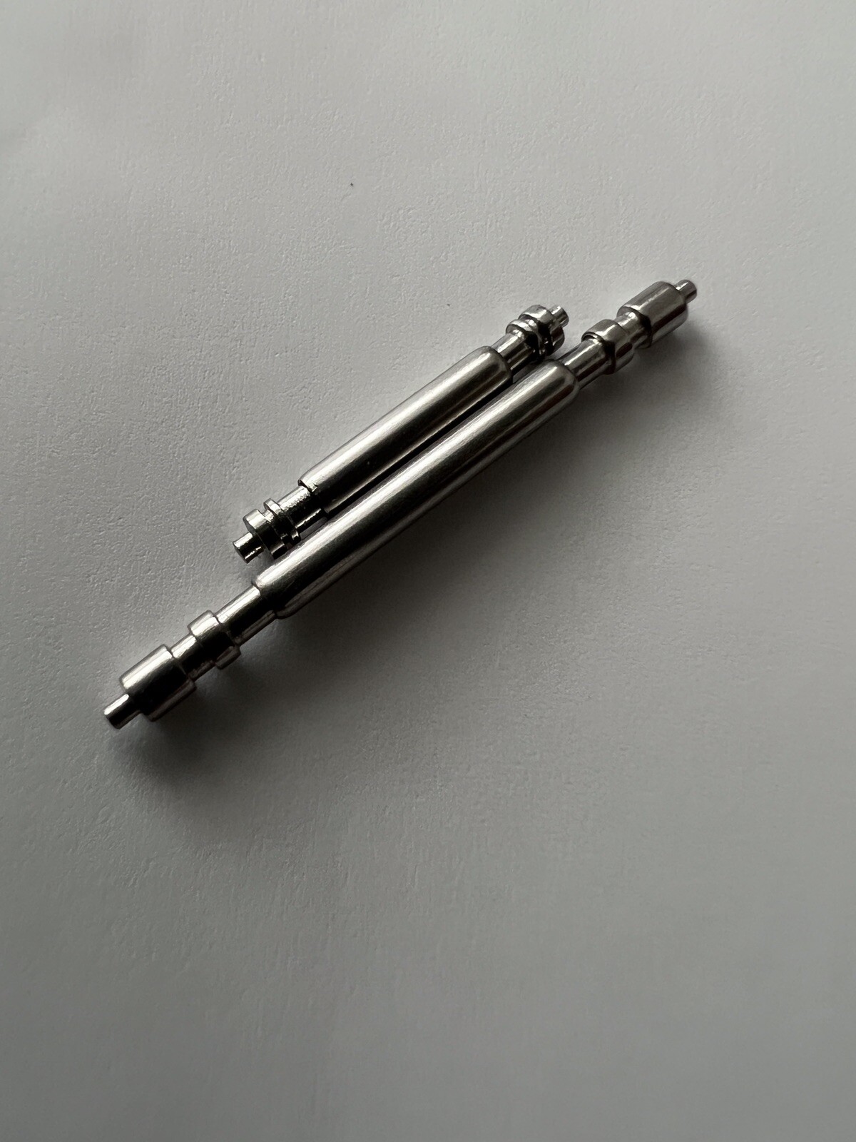 2x RLX Style Double Flange Barrel Type Ø1.78mm Spring Bar Pin Sizes 12 – 22mm