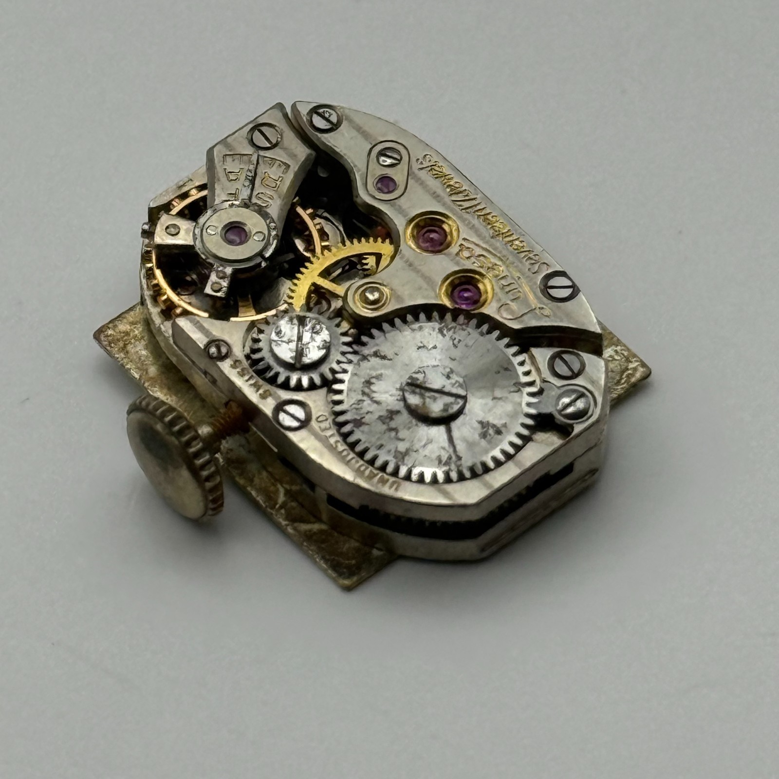 Lunesa L21 Watch Movement 17 Jewels Swiss Manual Wind Parts Repair 12.9mm