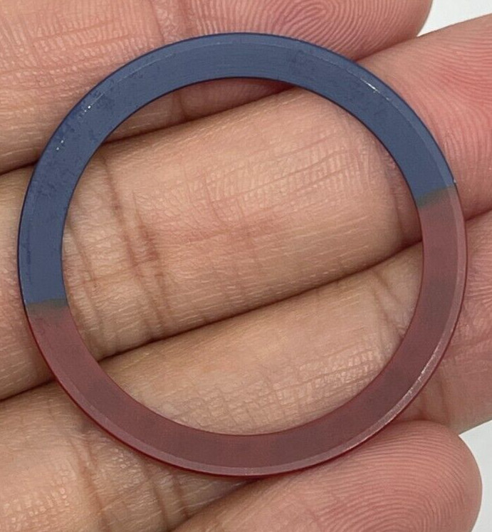 CUSTOM MADE UV RED BLUE CERAMIC + BEZEL COMPATIBLE FOR GMT MASTER 116710 126710
