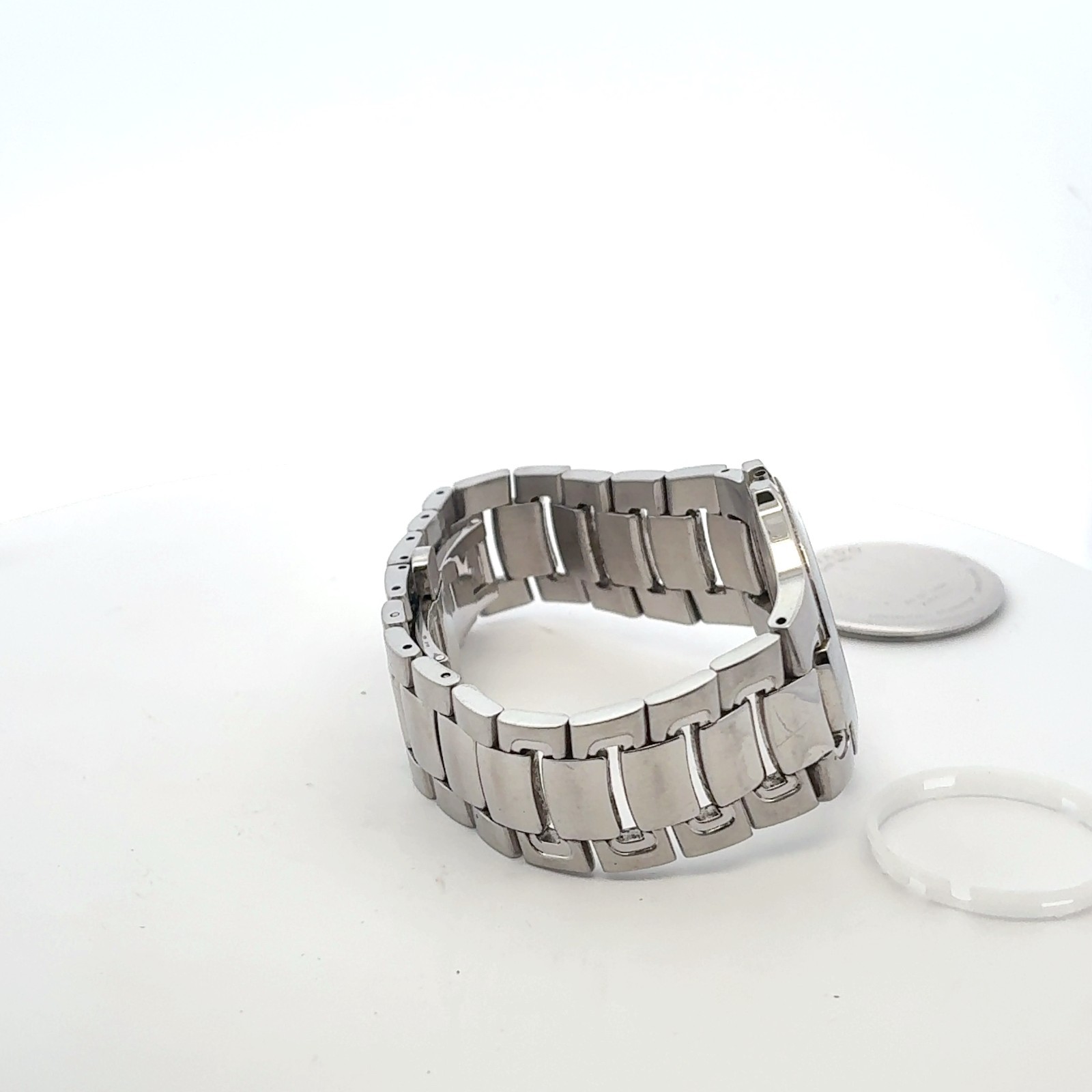 Movado Museum 84.G1.1898 Stainless Watch Band Case Parts and Movement Spacer
