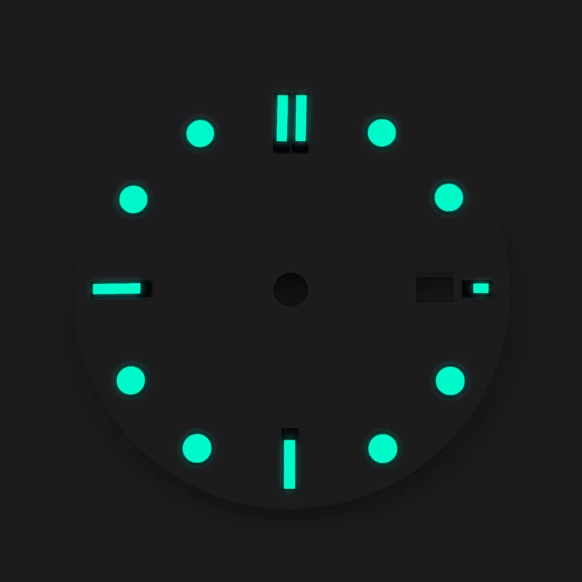 32Mm Black Blue Green White Sterile Watch Dial Luminous Fit NH34 NH35 Movement F