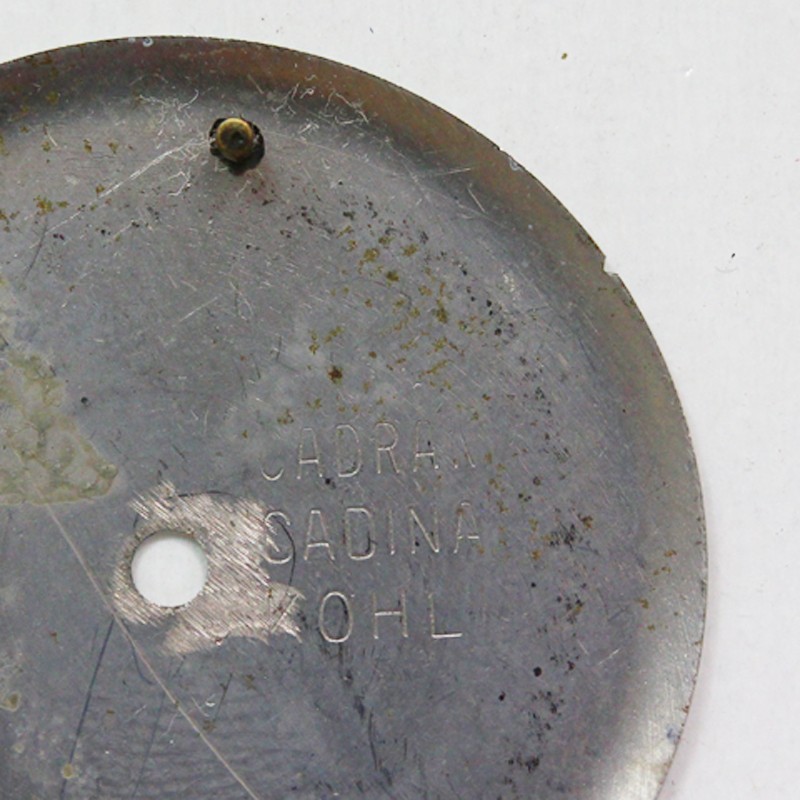 ELGIN B.W. Raymond Swiss 29.6mm Metallic Vintage NOS Watch Dial 1960’s
