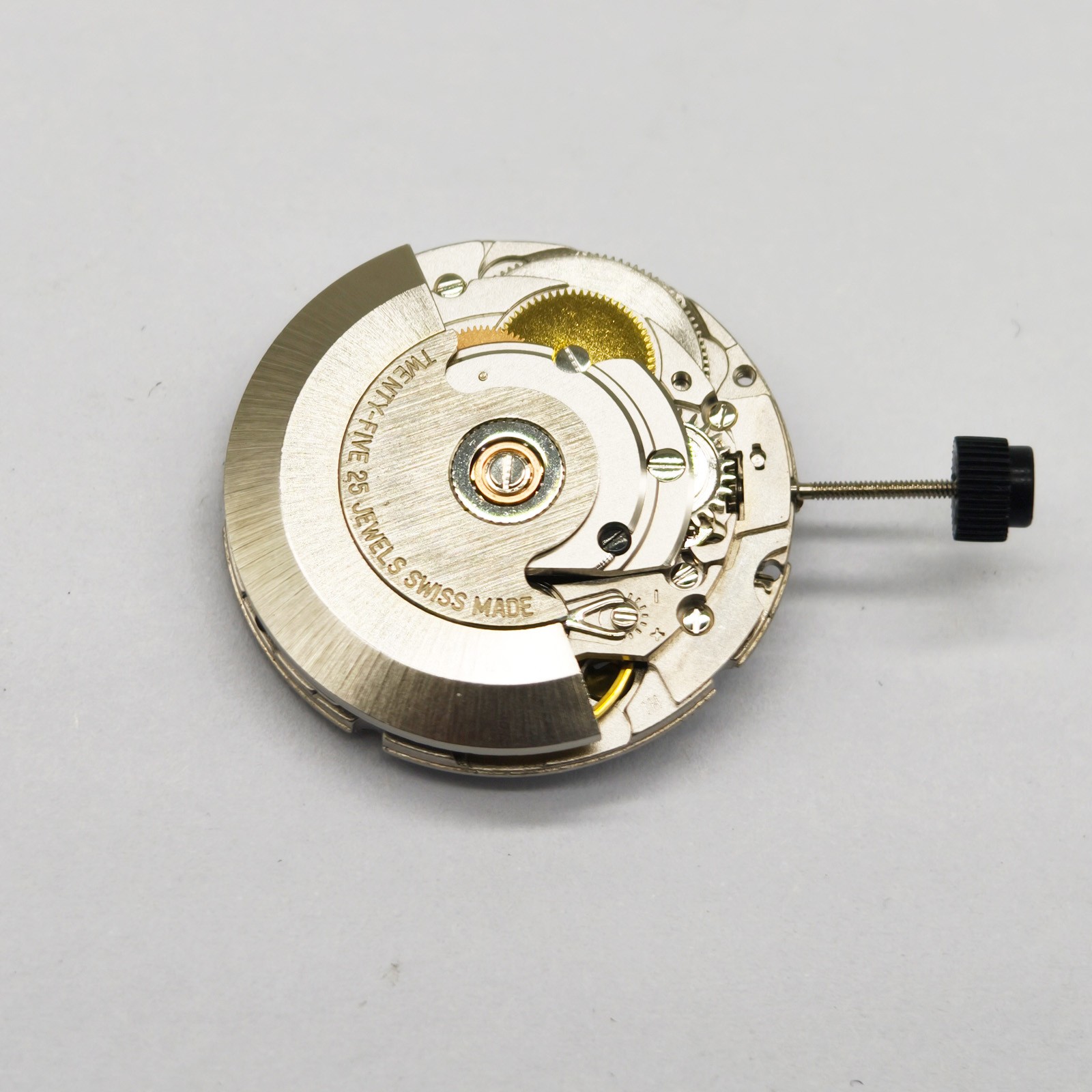 White Retro Clone 25 Jewels Automatic Watch Movement Fit ETA 2824 2824-2 E