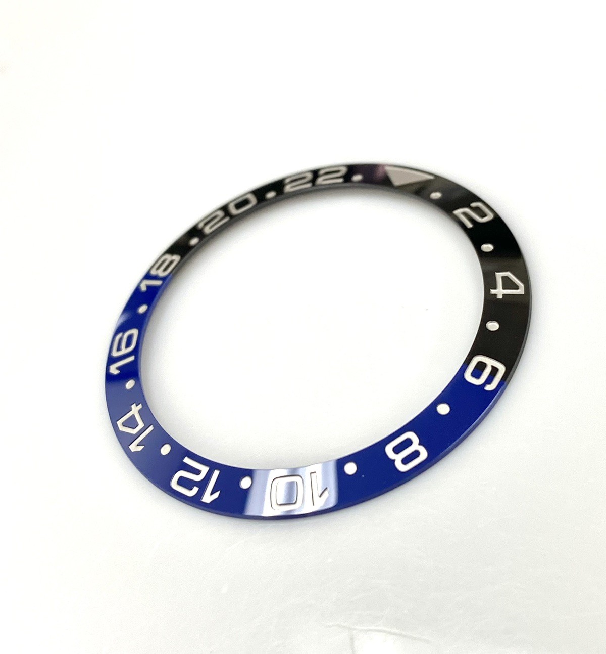 Black Ceramic Bezel Insert for Rolex GMT MASTER II 126710BLNR & 116710 BATMAN