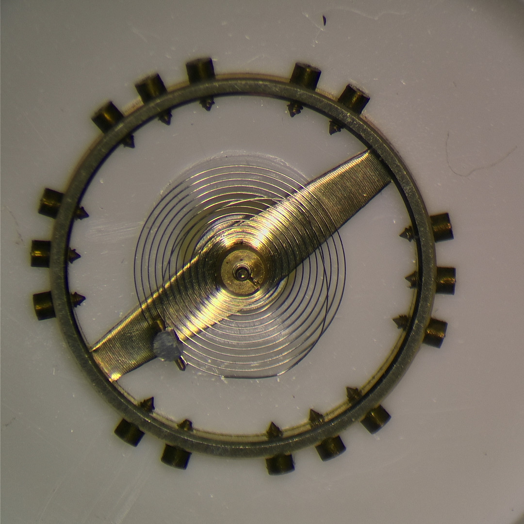 NOS Renata No 704 Gruen 430 Breguet Balance Complete Watch Part