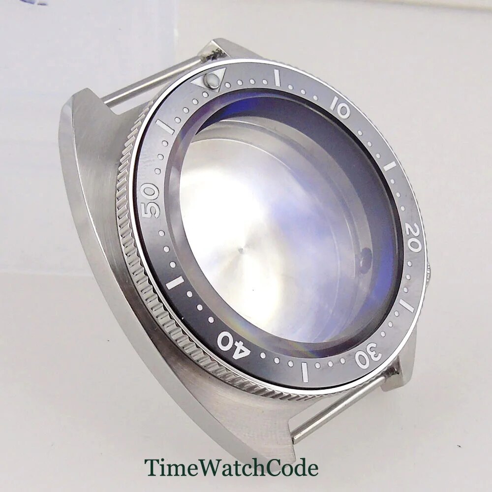 41mm Watch Case for NH35 PT5000 ETA2824 Sapphire Crystal Chapter Ring 4.1 Crown