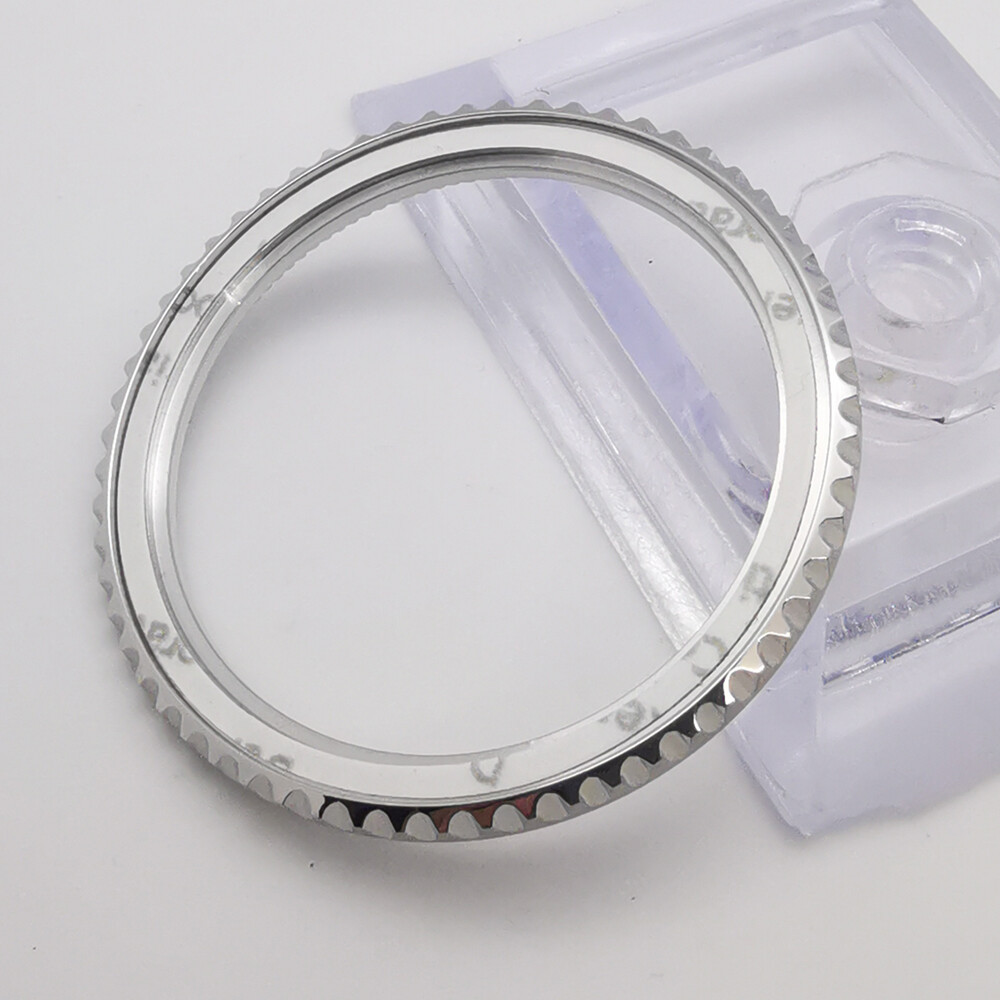 40.8mm*32.6mm silver/gold/rose gold/black watch bezel insert fit 40mm mens watch