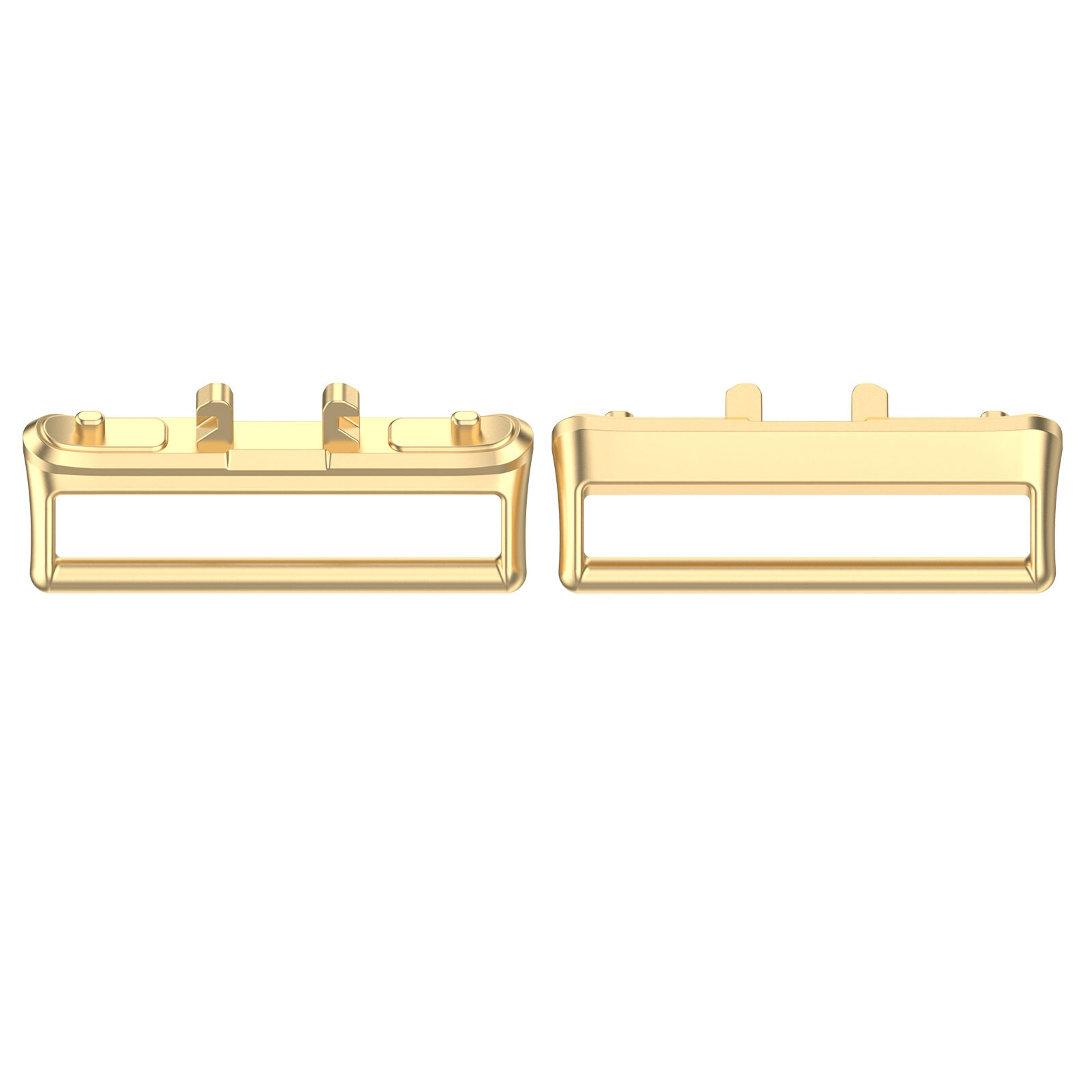 2PCS Stainless Steel Connectors Head Smartwatch Band Adapter for Galaxy Fit 3
