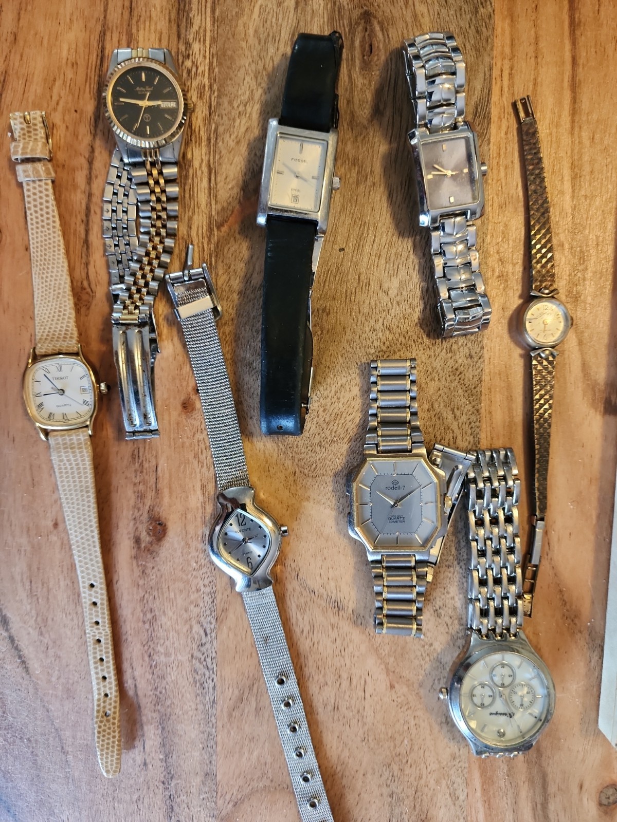 Lot Parts Repair Tissot Thorne Incabloc Dufonte Rodell Fossil Mat Tissot VTG