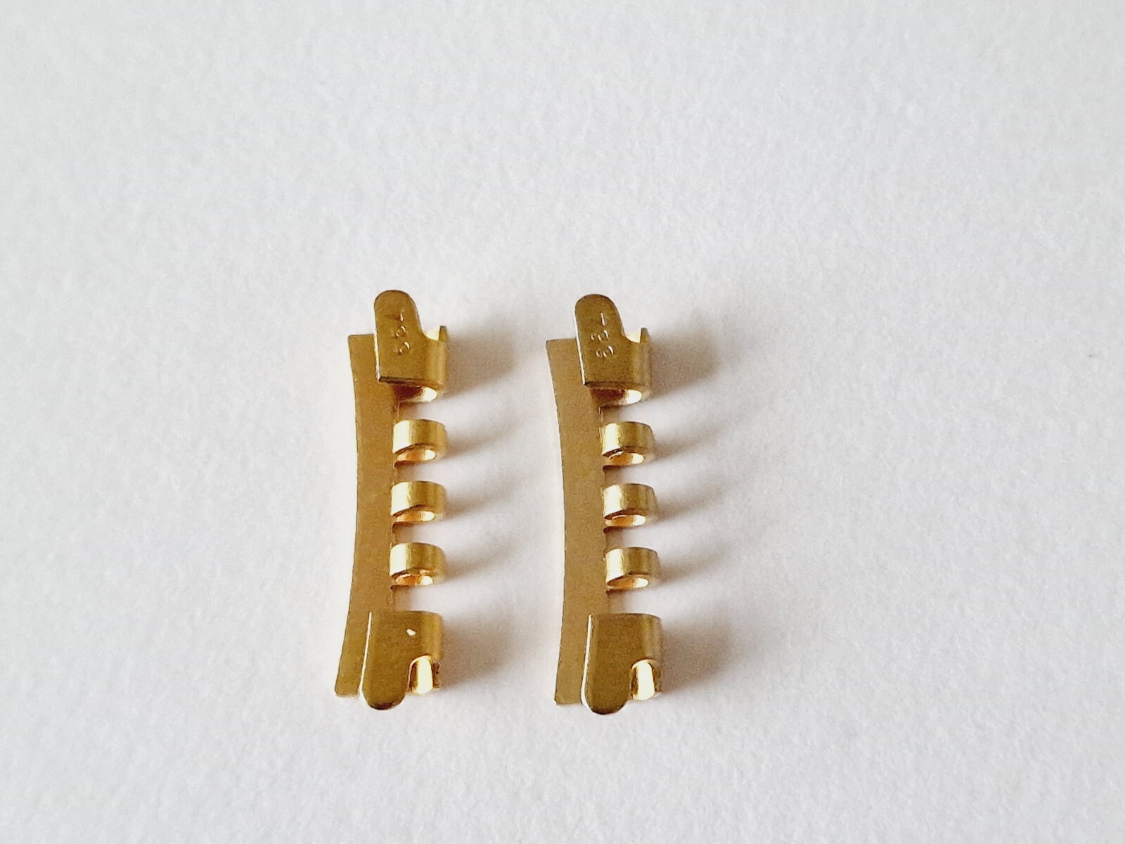 Omega Bracelet End Piece/Link Gilt Reference 799 Genuine (x2)