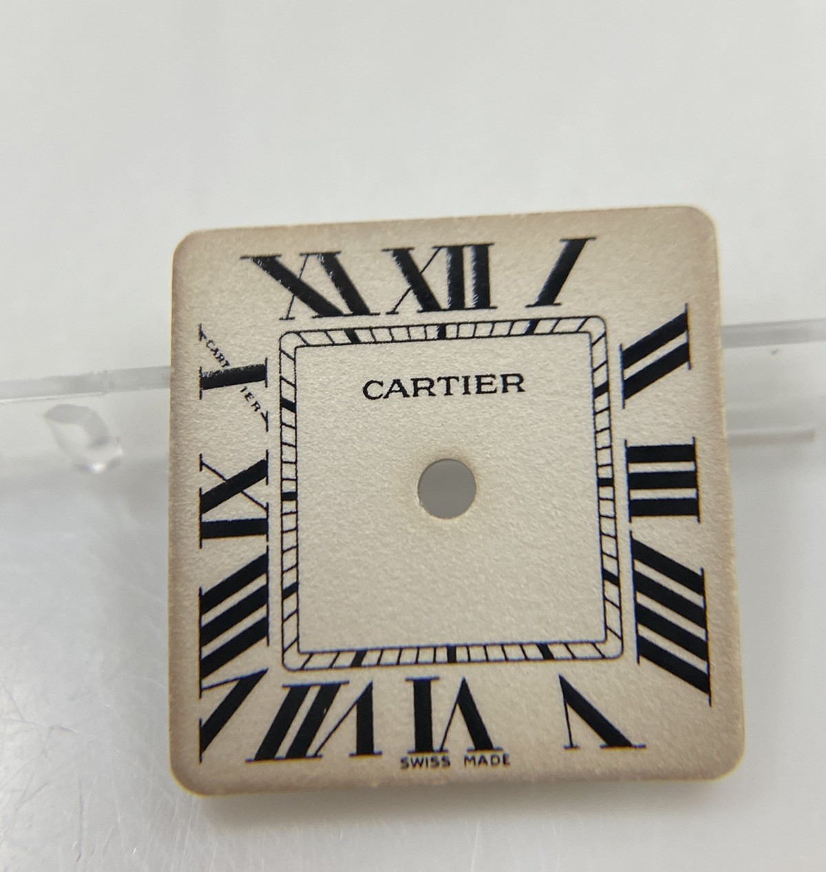 Original Cartier Santos Galbée Cal 157 Ivory Roman Numeral Dial