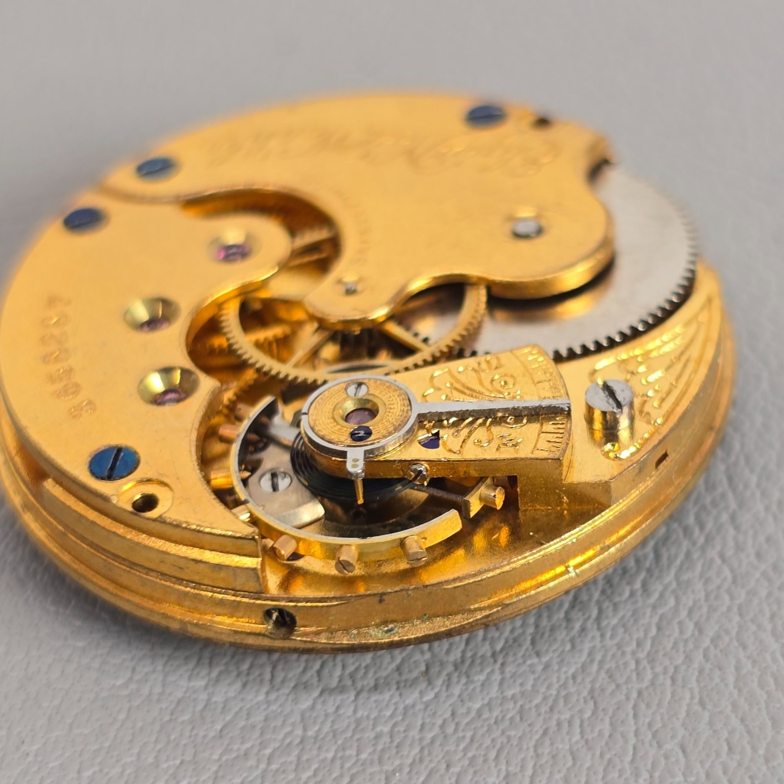 Elgin Pocket Watch Movement Grade 113 1890 0s 11j For Parts Or Repair