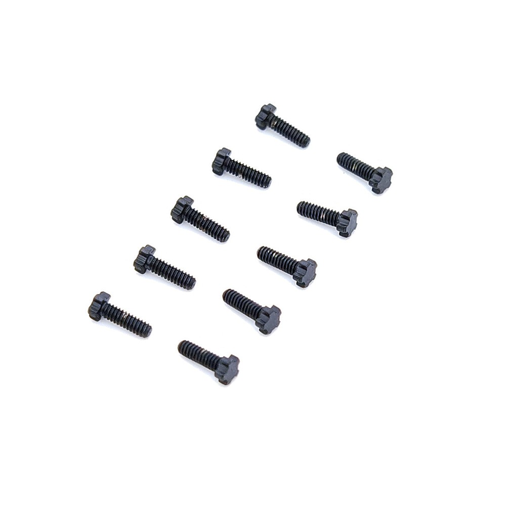 10 Piece 5.3mm 2.4mm 1.35mm 5 Star Black Screws For Richard Mille Watch Case