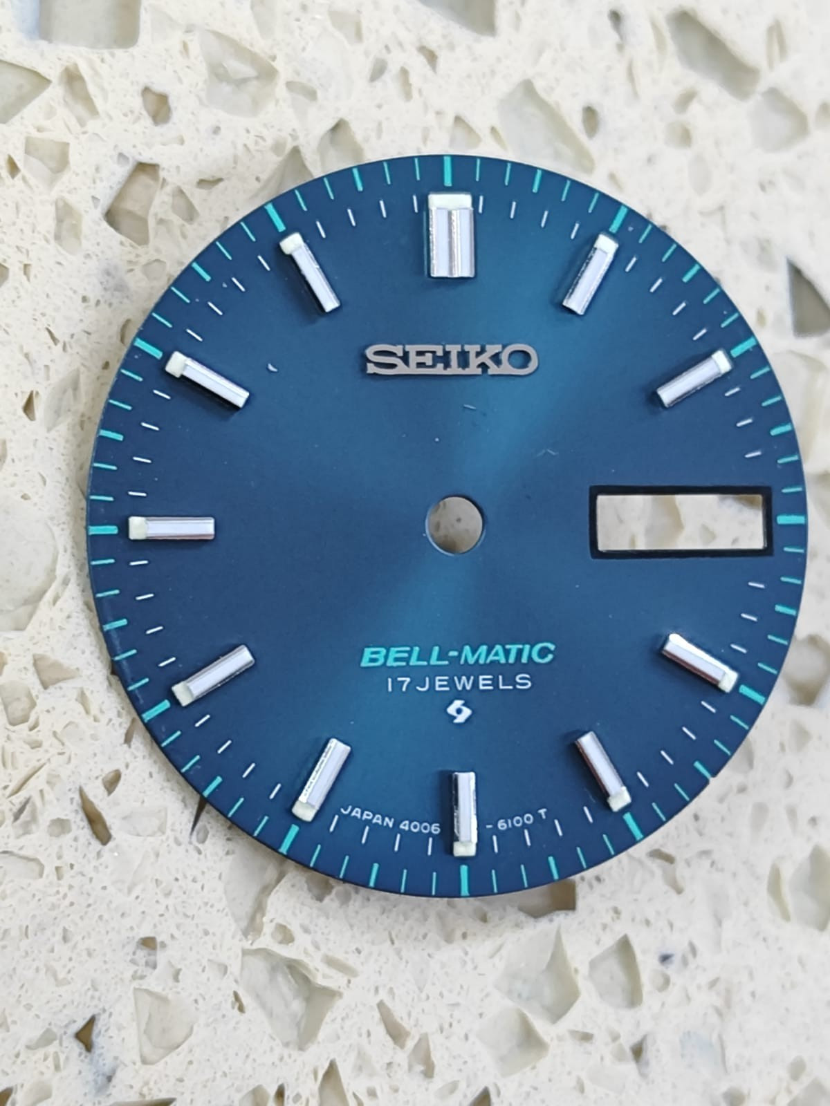 SEIKO Bell-Matic 4006- 6080/6081/6089 BLUE DIAL USED Good