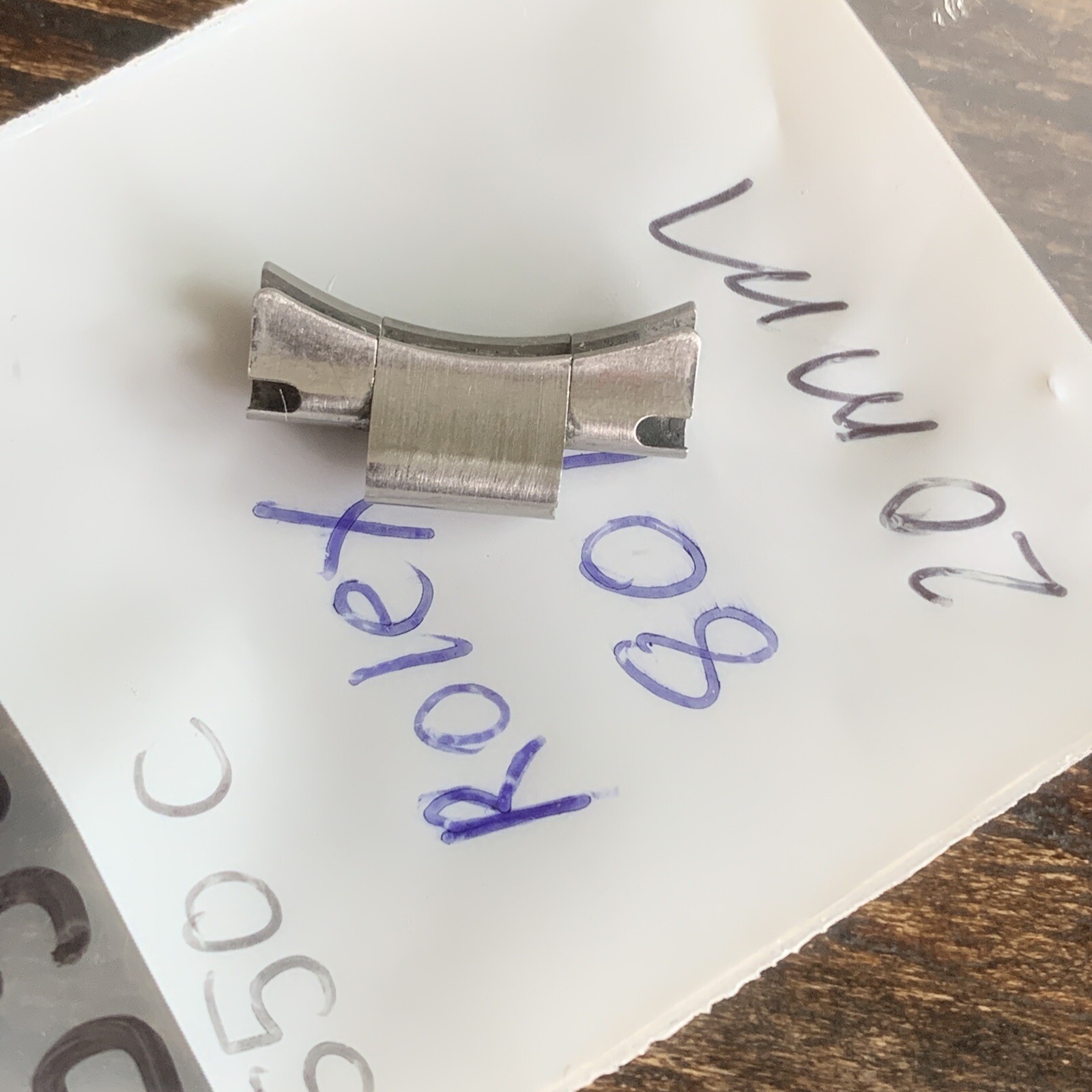 Rolex Bracelet Submariner 16610 END PIECE LINK 801 20 mm Stainless Steel Swiss