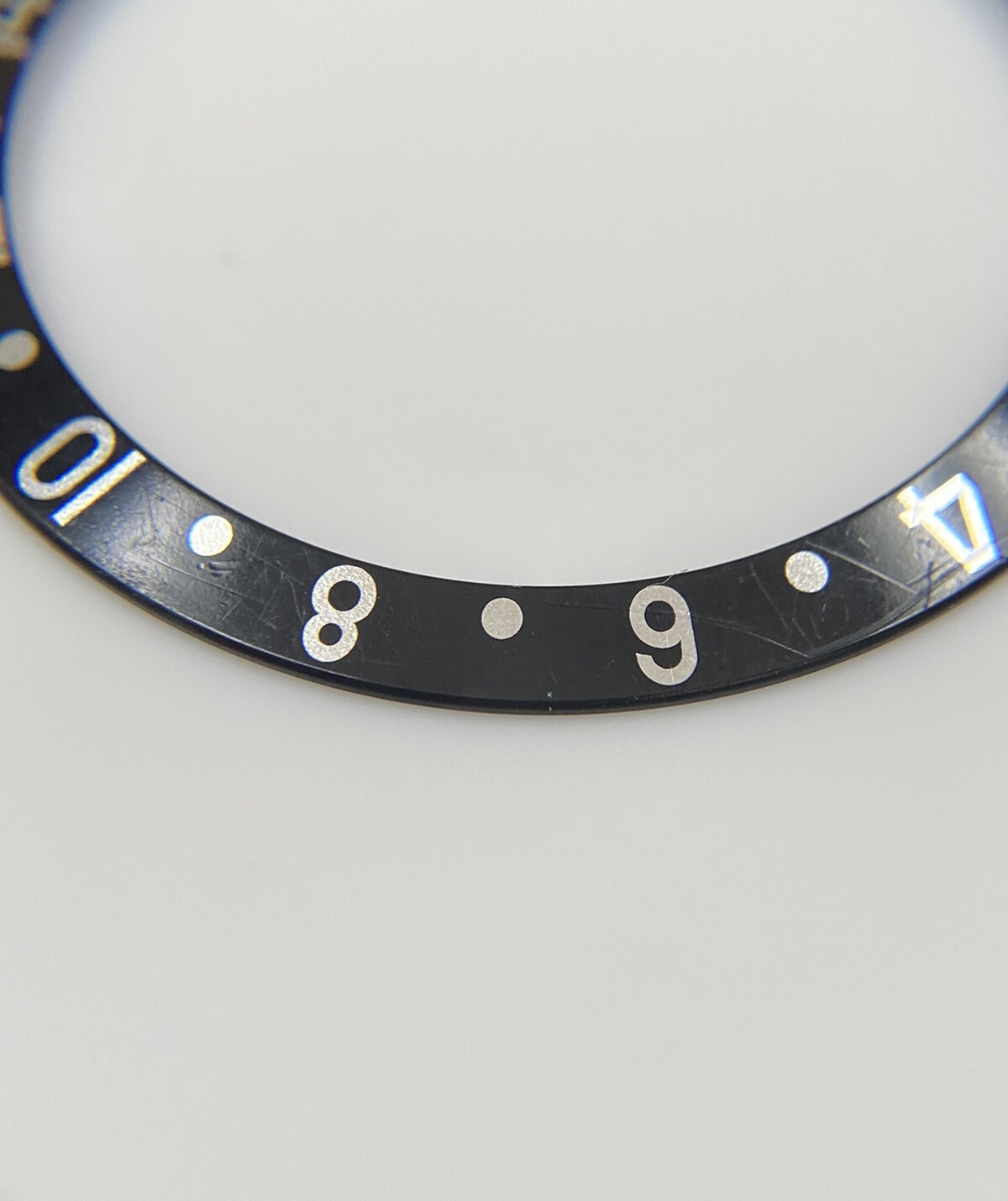 Genuine Rolex GMT Master II Sapphire Model Black Bezel Insert 16700 16710 16760