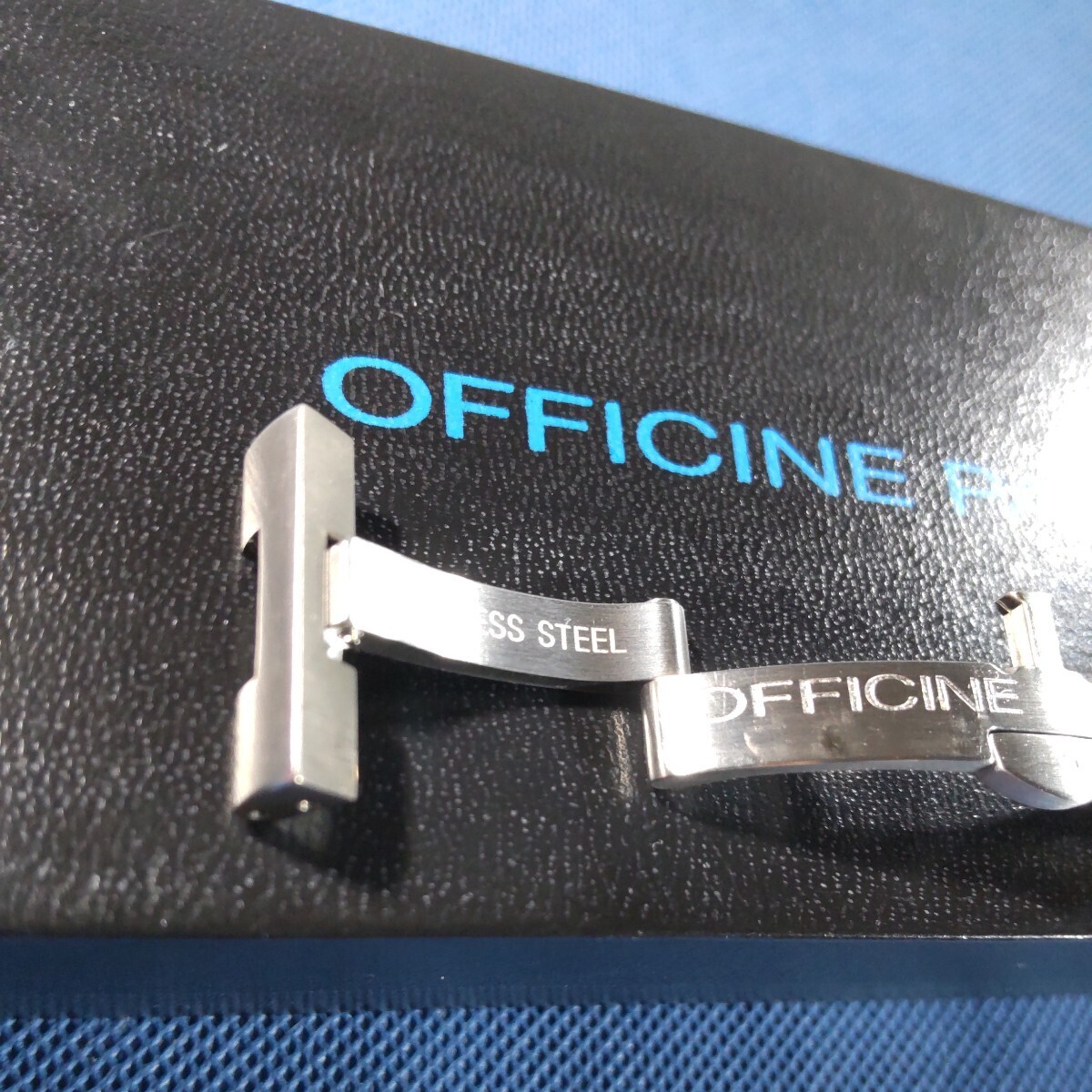 Officine Panerai buckle stainless steel SS titanium parts width approx. 20mm