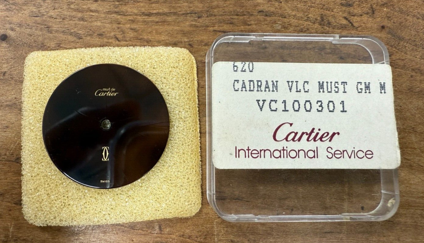 Cartier VC Must GM M Dark Brown Color Spider Dial Part# VC100301 26mm