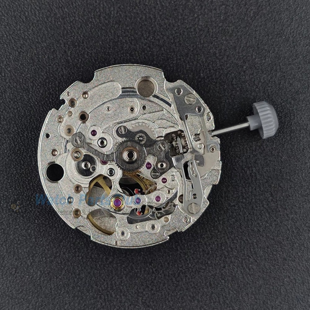 Miyota 82S5 Skeleton Automatic Movement 21 Jewels Gold Silver High Accuracy