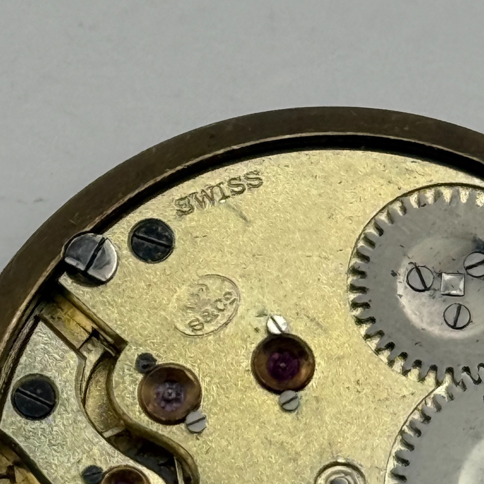 IWC Borgel Trench Watch Movement Peerless High Grade S&Co Manual Parts 29.6mm