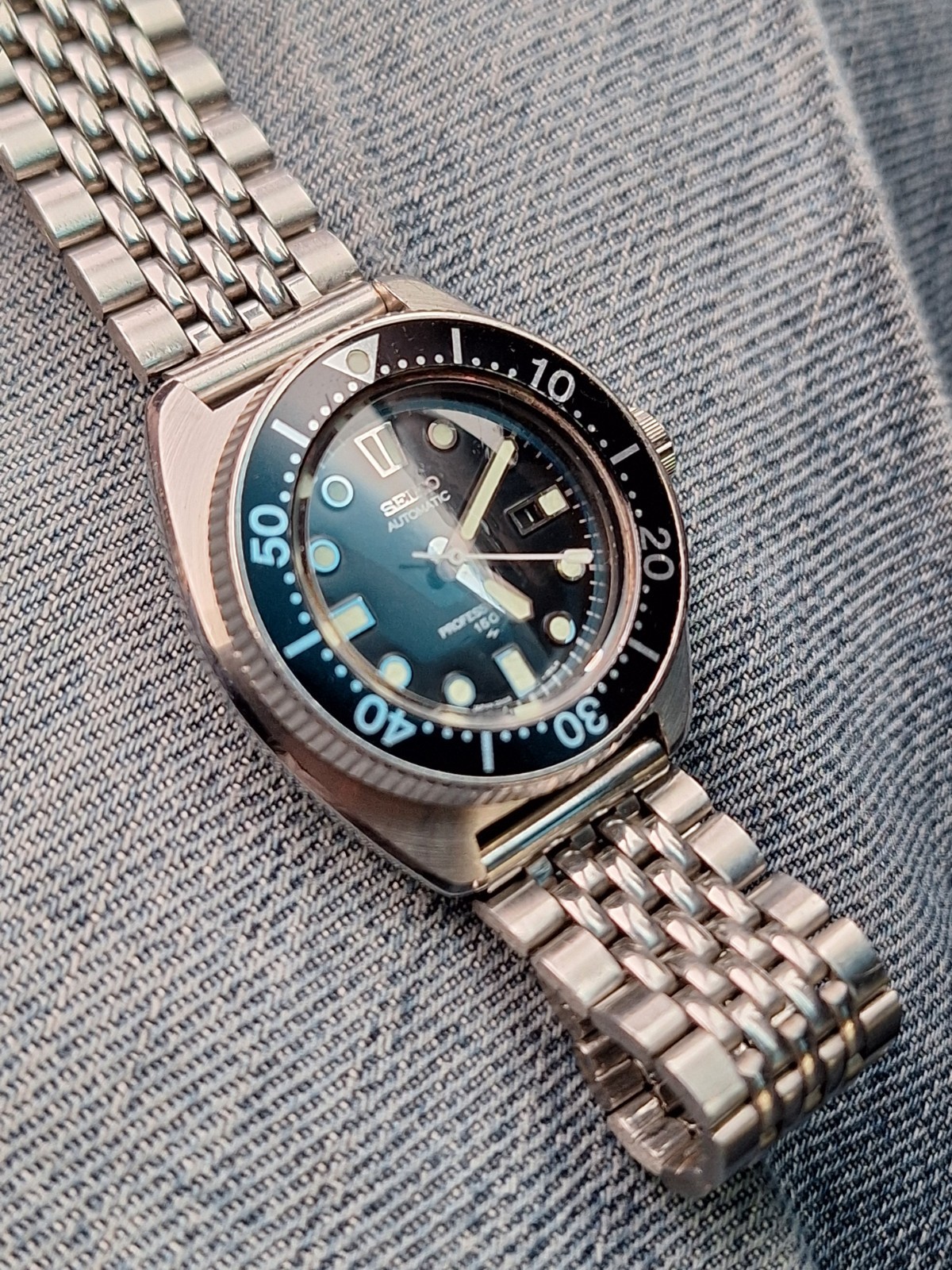 SEIKO Lady Apocalypse 2205-0769 Mini Willard MarineMaster BOR Bracelet 1970