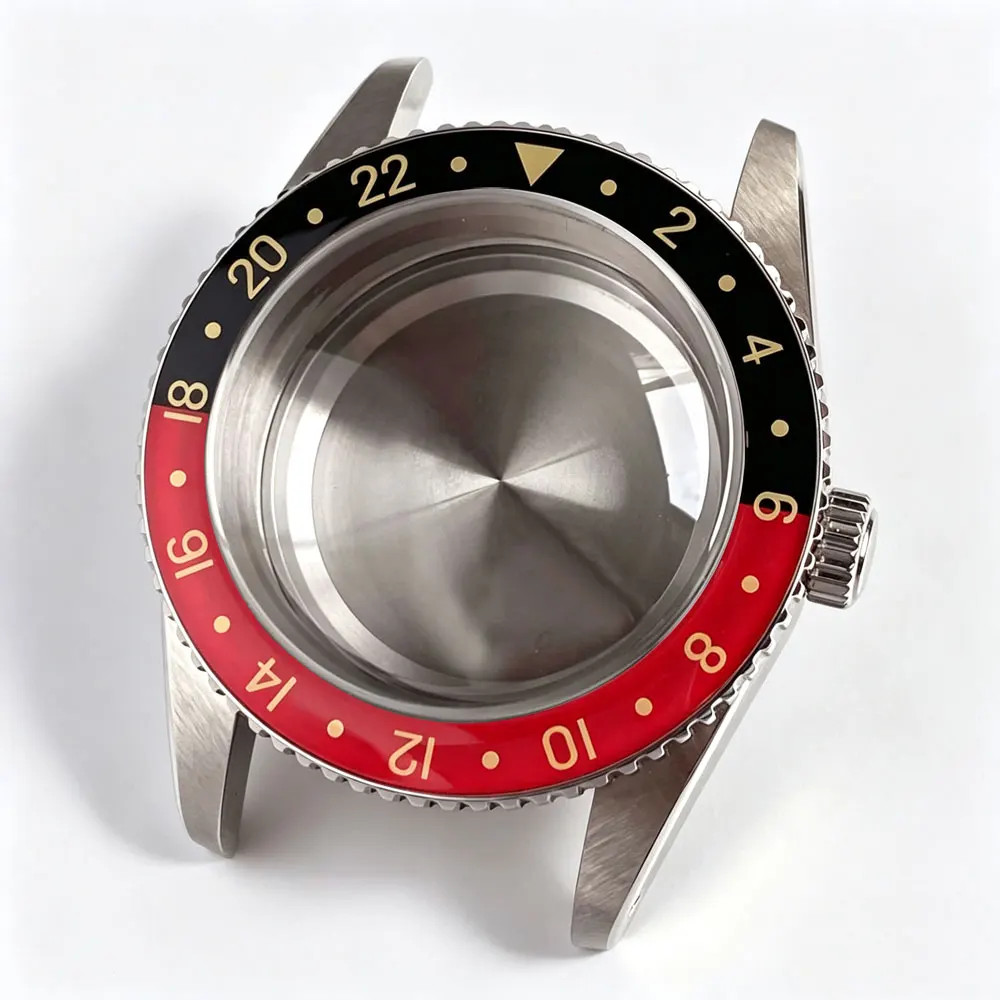Tandorio 20ATM 38mm Mod NH34 NH35 Steel Diver Men Watch Case For NH35 NH36