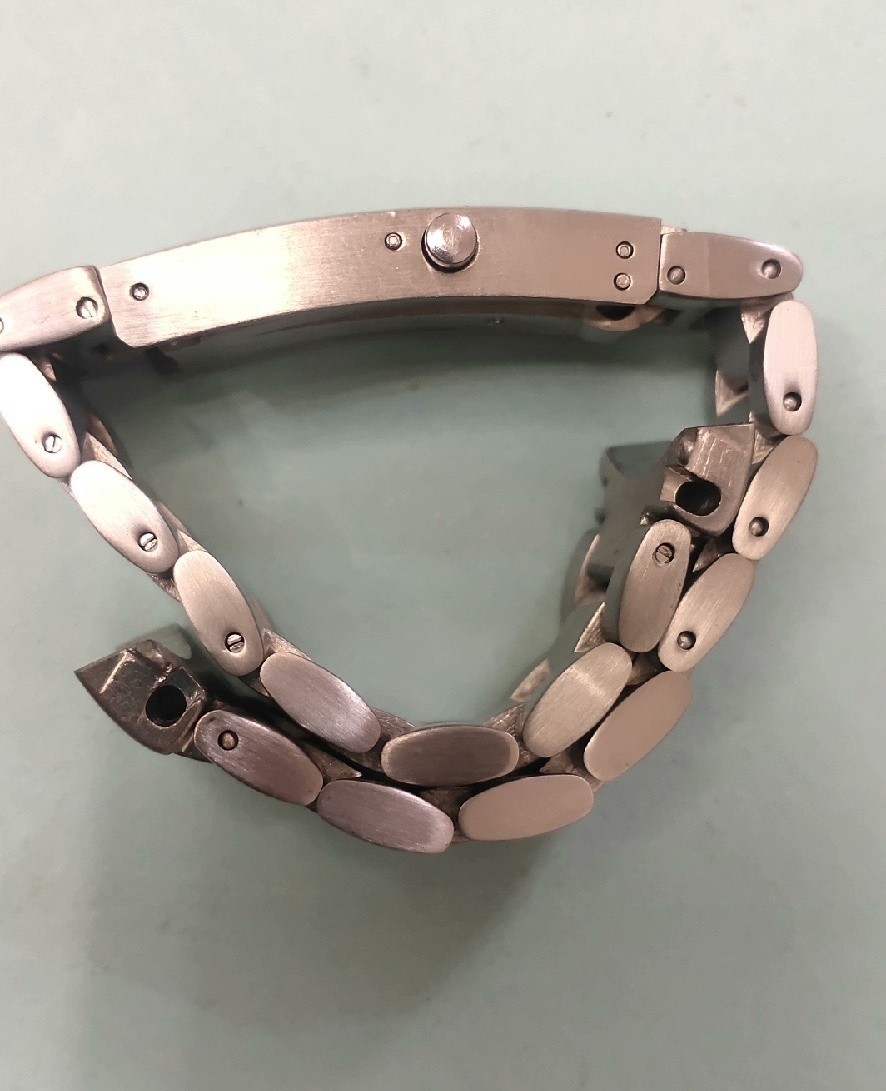 18MM WATCH BAND SOLID LINK FOR OMEGA Seamaster Ocean 2500 8500 8800 8900 300 212