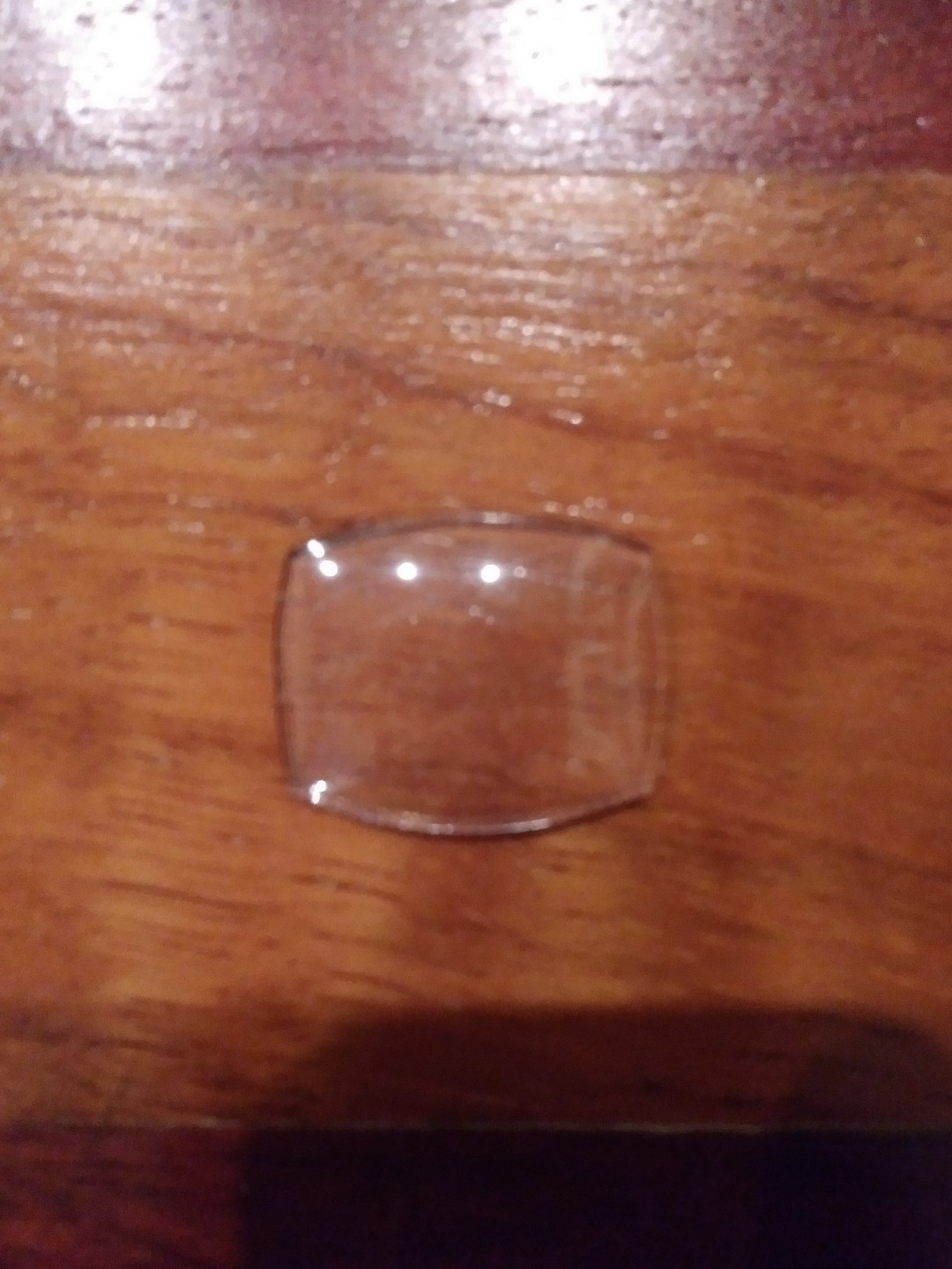 Replacement Watch Crystal WALTHAM Harvel Pioneer MY 307. 23.5 X 18.8 NOS