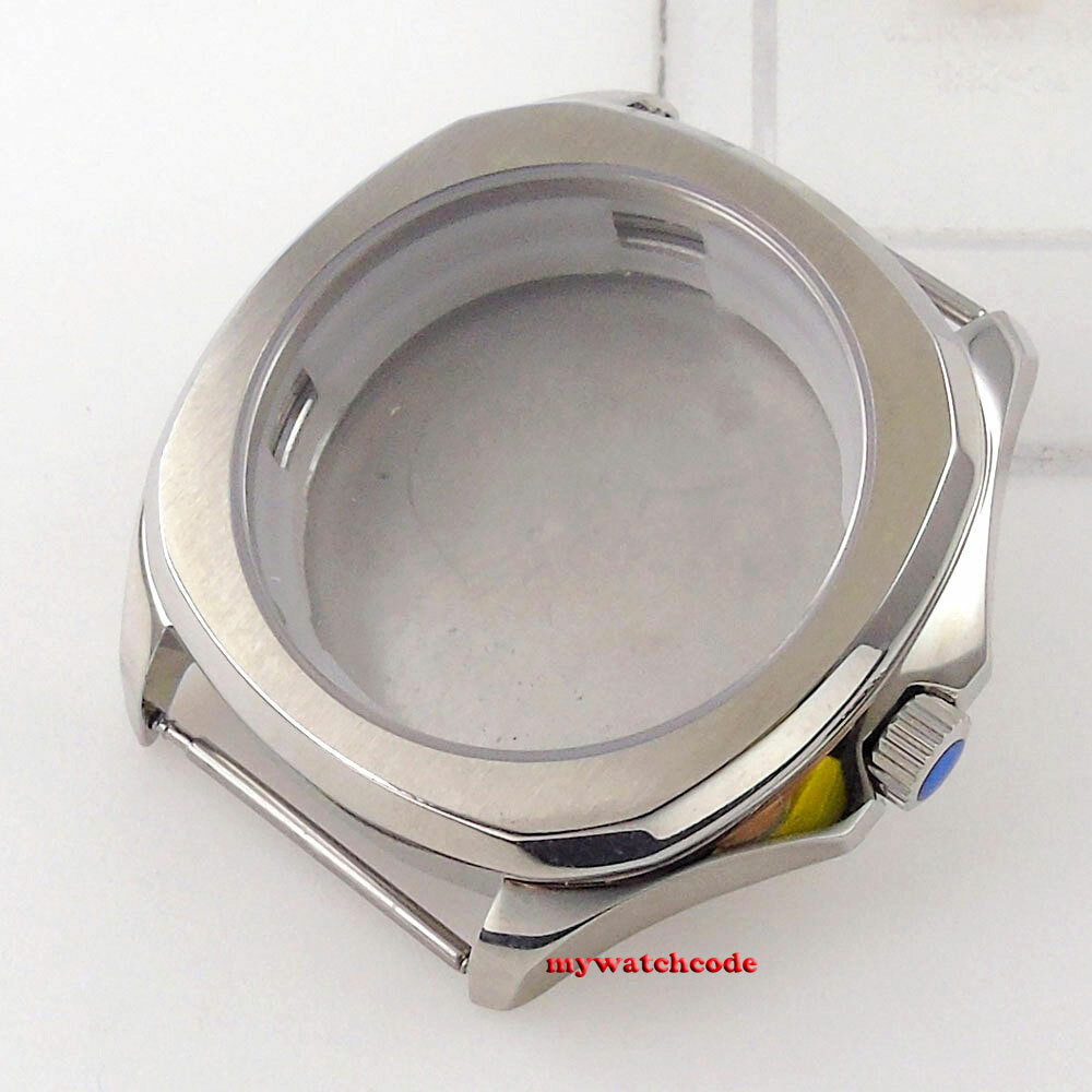 40mm sapphire glass automatic Watch Case fit eta 2836 8215 NH35 NH36 Movement