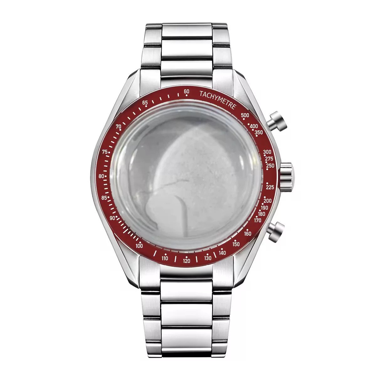 40mm Stainless Watch Case+Strap Mineral glass for VK63 Movement 33.5mm Dial