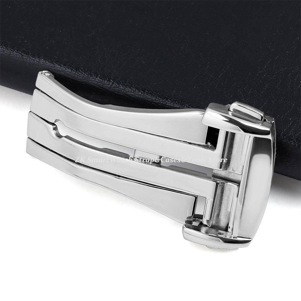 New Folding Deployment Clasp Stainless Steel 16 18 20mm Strap Buckle for Omega