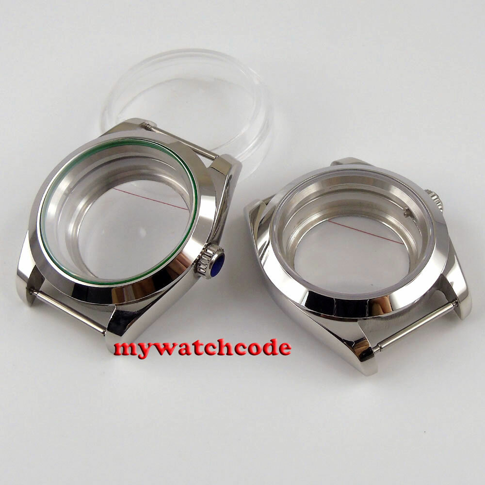 316L steel 36mm sapphire glass automatic Watch Case fit NH35 NH36 2836 8215 2813