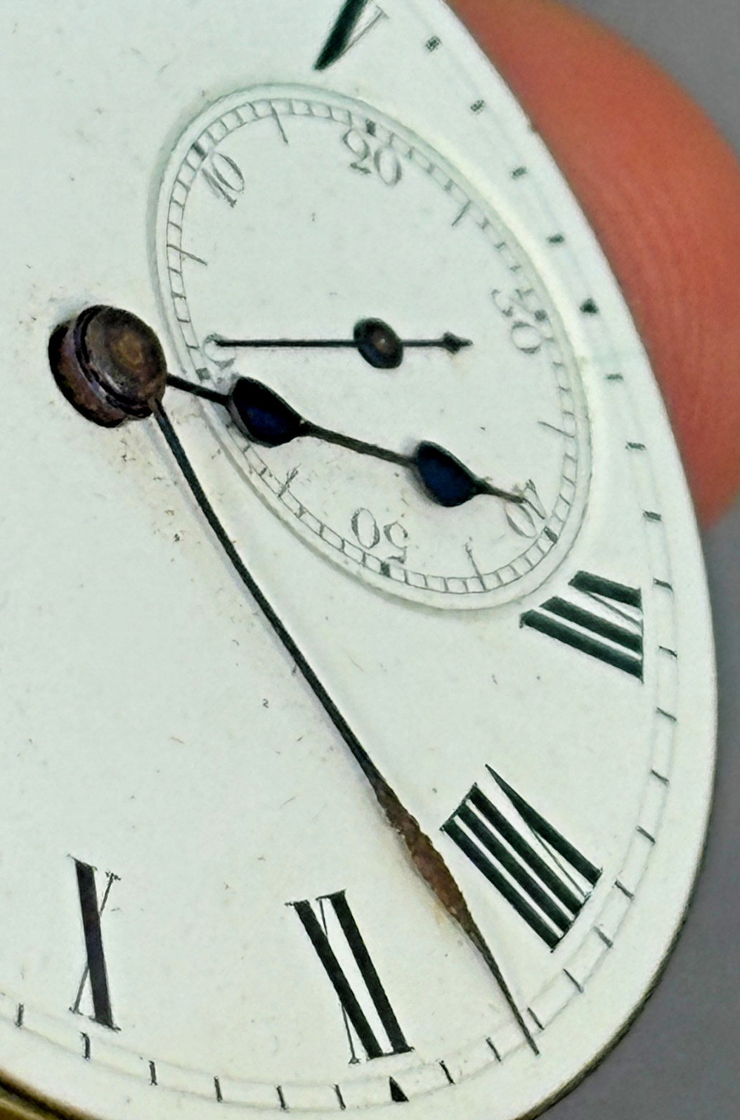 Antique English Lever Pocket Watch Movement Wright & Craighead for Restoration