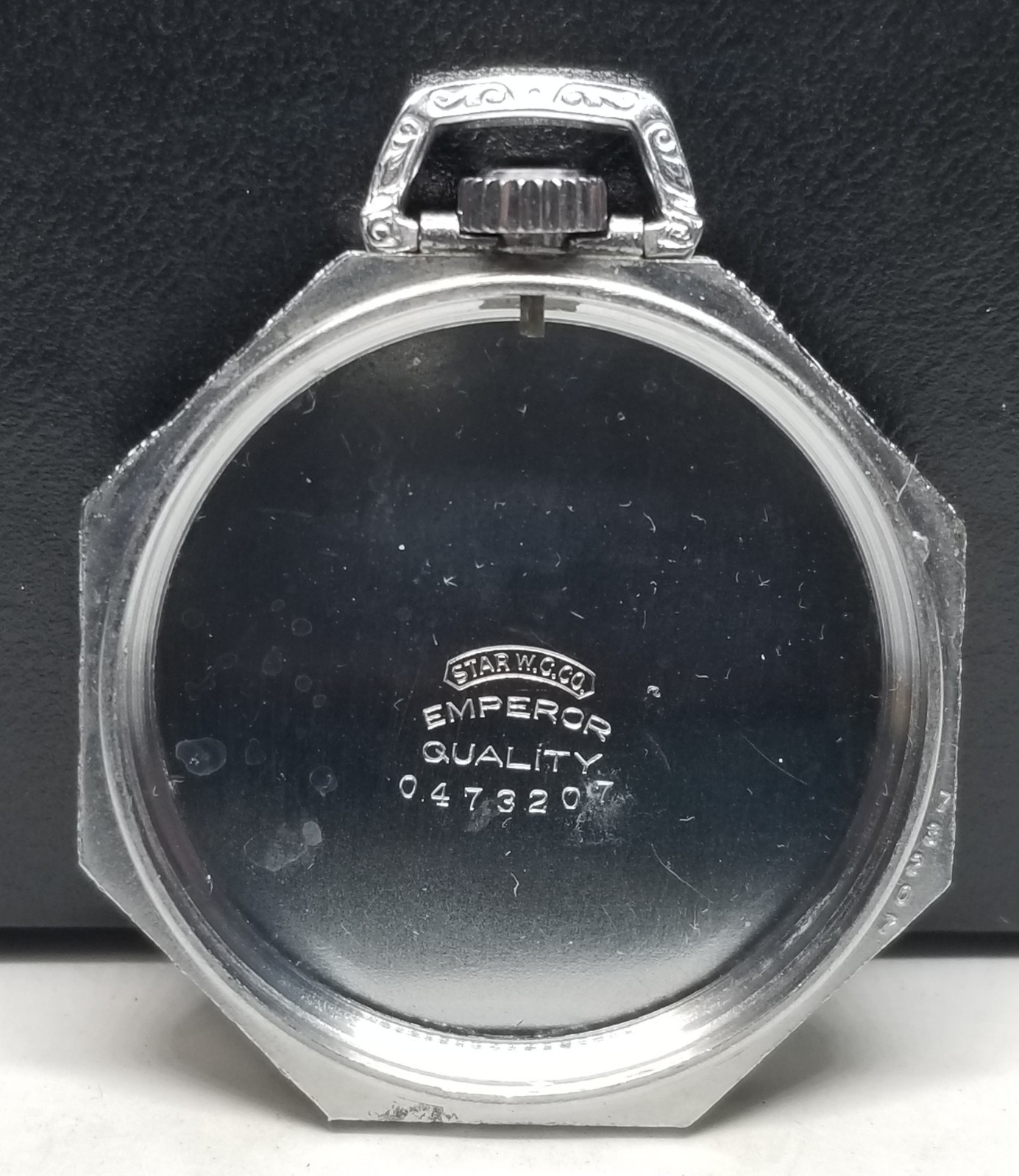 FAPW681 Star W.C. Co. 38mm Aluminum Pocket Watch Case Only, No Movement.