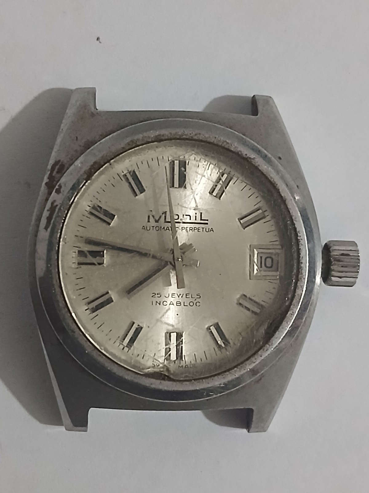 Monil Eta 2783 Wrist Watch NOT WORKING