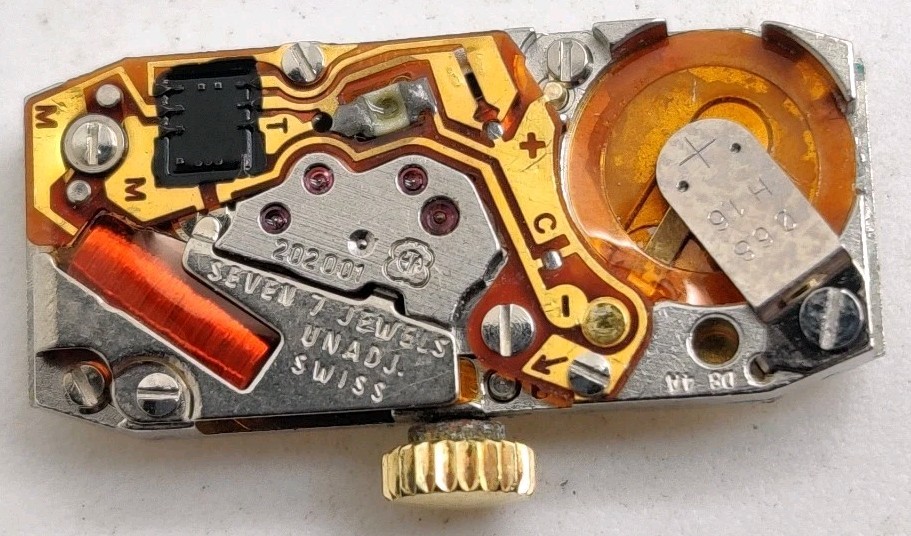 ETA Cal. 202.001 Swiss quartz watch movement Works But Doesn’t Keep Time