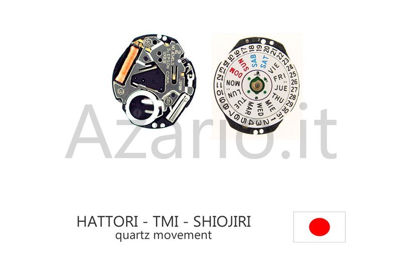 HATTORI VX83 quartz movement quartz Shiojiri TMI watch Japan Made
