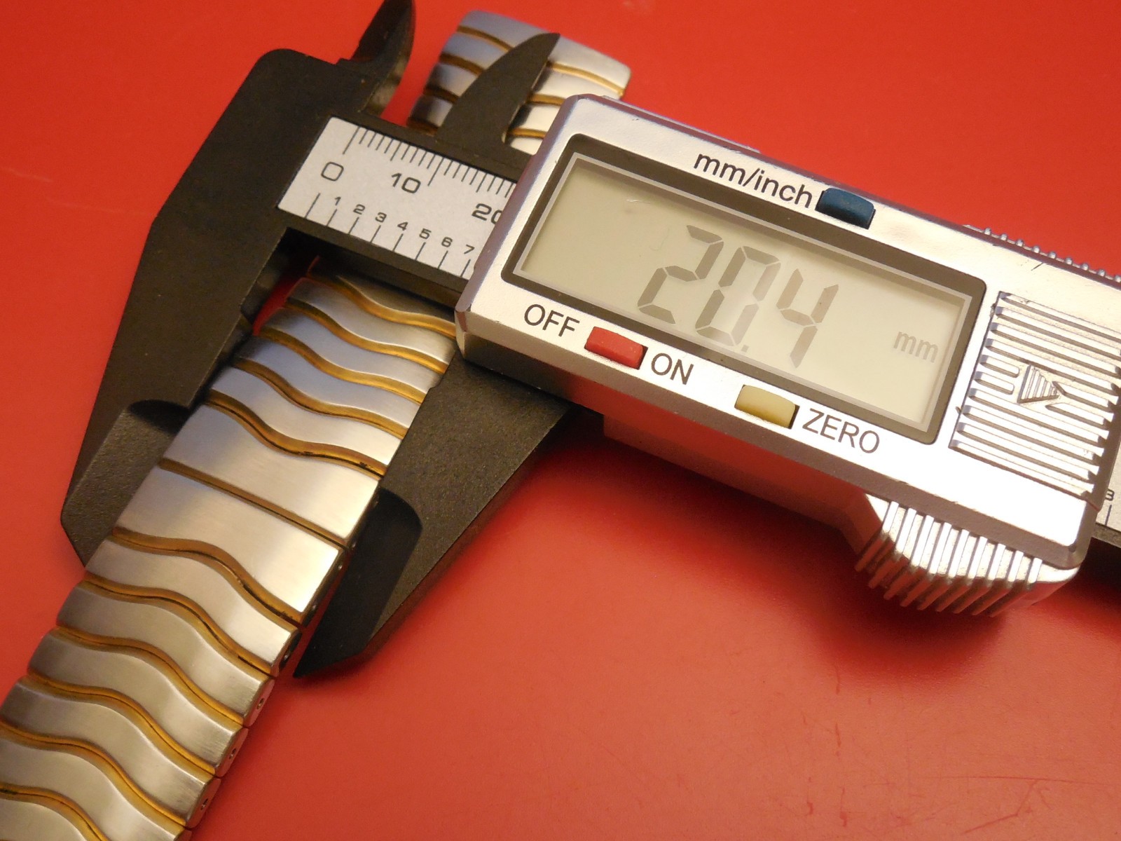 EBEL TUTONE STEEL 22MM STRAP BAND BRACELET FOR 40MM CLASSIC WAVE CHRONOGRAPH