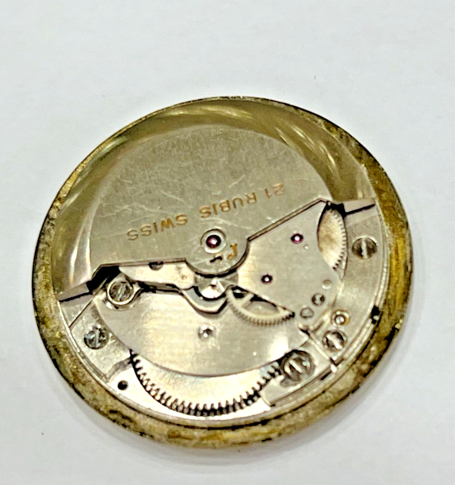 Automatic Movement Felsa 4002 & Dial Ausal Swiss Made Selling For Parts