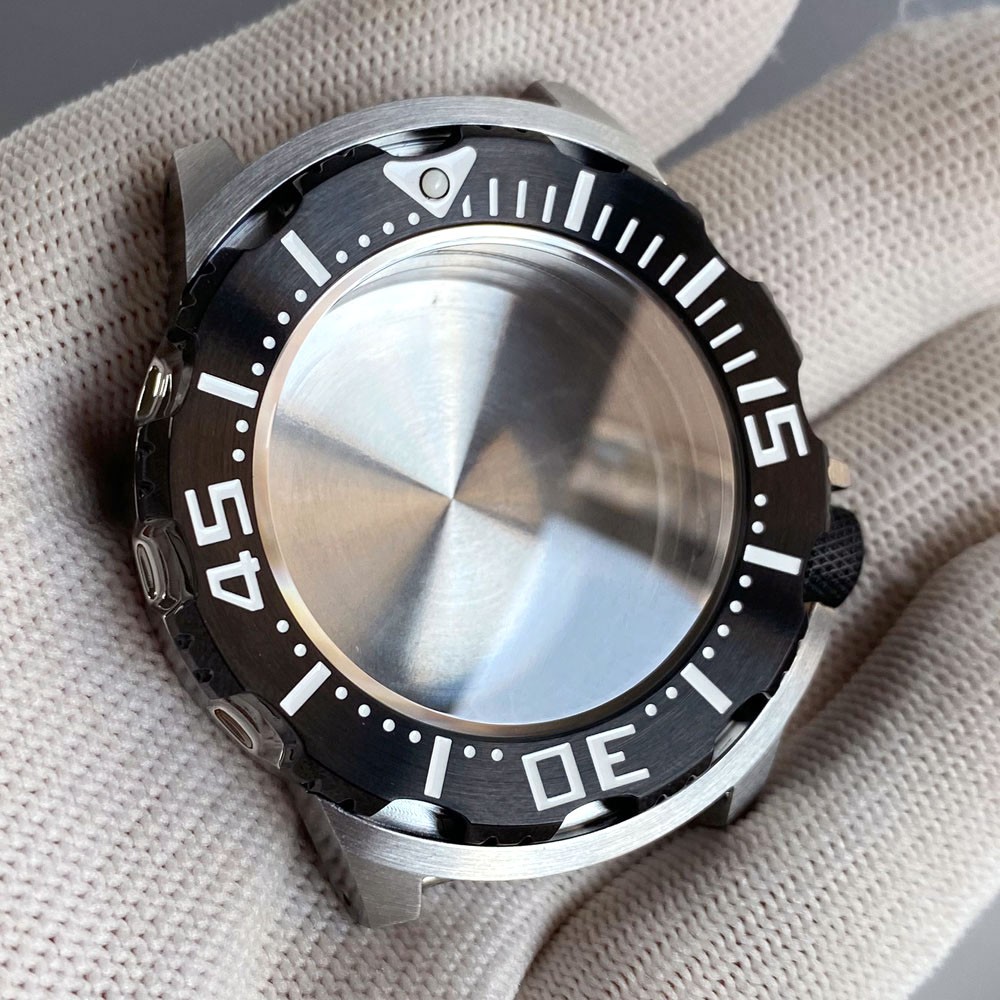 20ATM Dive Monster Watch Case 42mm Steel Bracelet Sapphire Crystal Fit NH35 NH36
