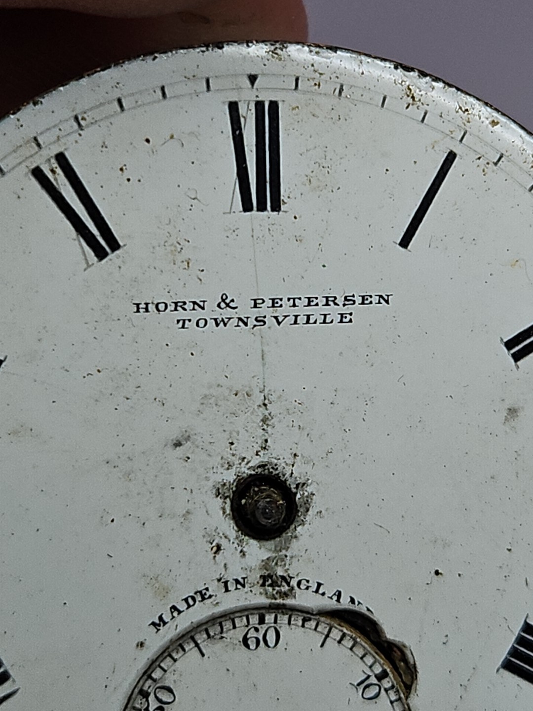 ENGLISH WATCH CO LONDON POCKET WATCH MOVEMENT 16j 43.1mm For Parts/Repair