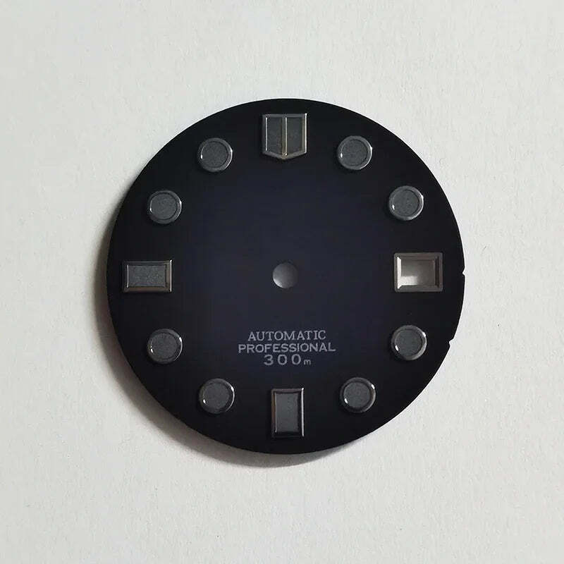 DS Sumo Matte Black Dial Black Dark green Lume Skx007 Abalone SKX009 NH35 S Mod