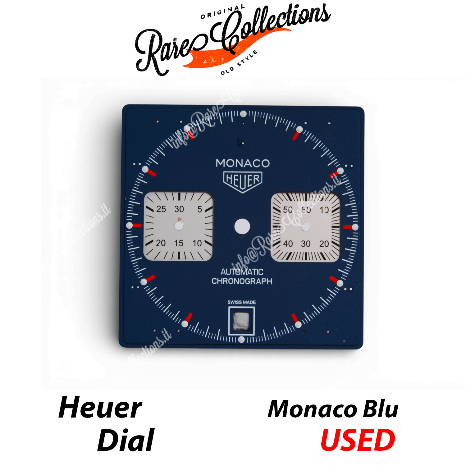 Heuer Monaco dial Ref 1133b used for (code dial CAW211P 1133b)