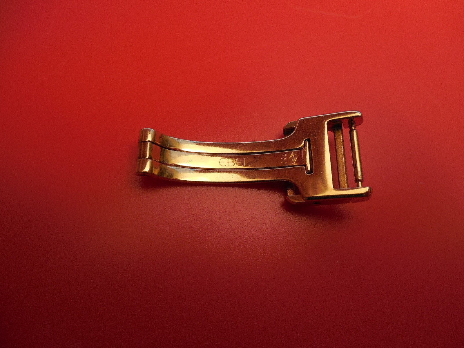 EBEL SOLID 18K GOLD 12MM / 15MM DEPLOYMENT CLASP BUCKLE FOR DISCOVERY 1911 SPORT