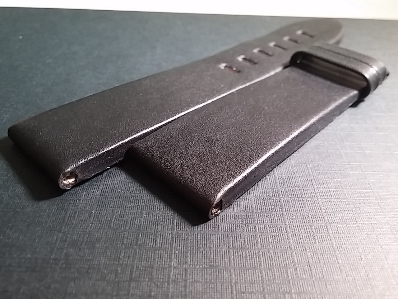 Genuine Montblanc Band 22/20mm Flat black. NEW for watch repair – SALE!!!